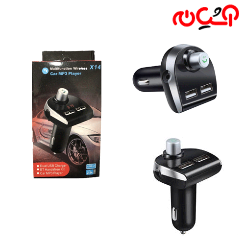 FM وشارژر فندکی X14