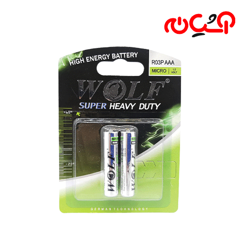 باتری نیم قلمی WOLF R03P