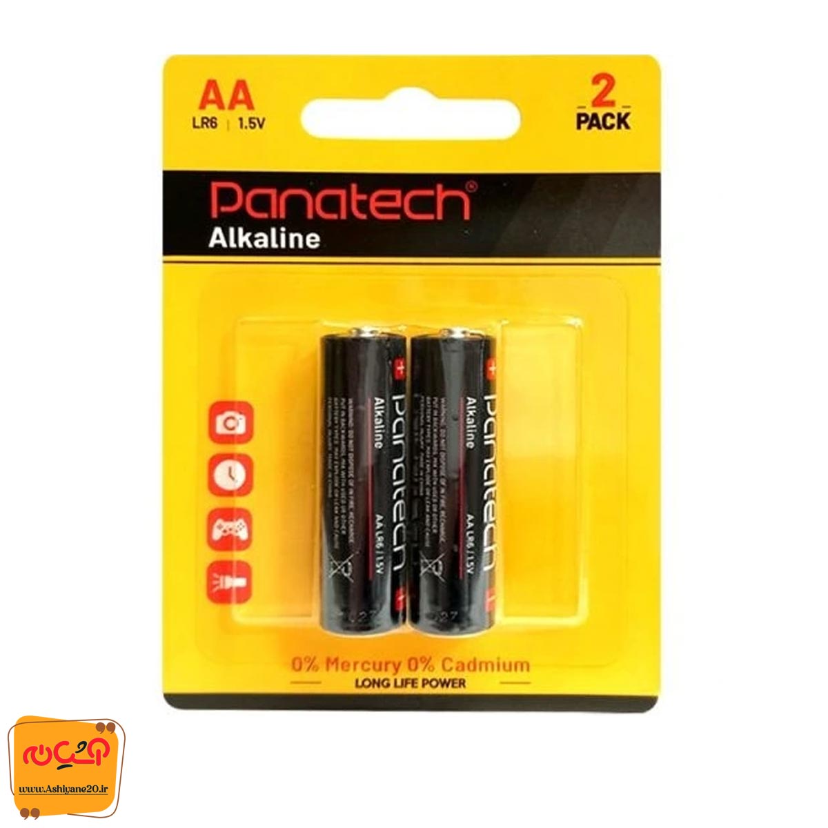 باتری قلمی آلکالاین Panatech AA