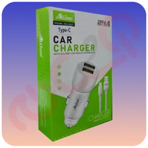 شارژر فندکی با کابل تایپ سی  ALLINSON A621