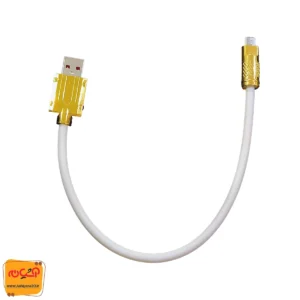 کابل میکرو سیلیکونی سر فلزی بدون پک