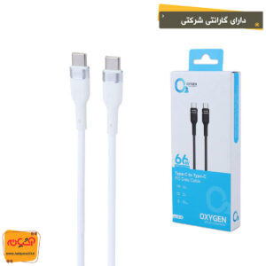 کابل 2سر تایپ سی OXYGEN LX-28