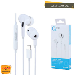 هندزفری سیمی تایپ سی OXYGEN H12
