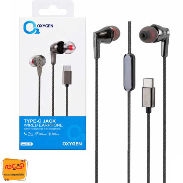 هندزفری سیمی تایپ سی OXYGEN H19