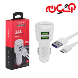 شارژر فندکی فست دو پورت GFUZ CR-58