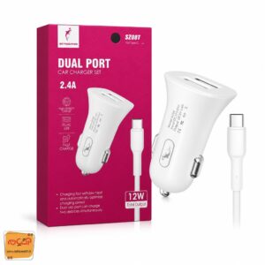 شارژر فندکی با کابل تایپ سی DOLPHIN SZ08T