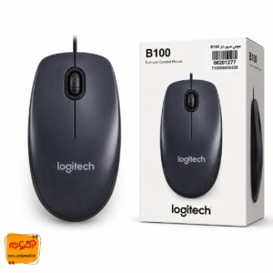 موس سیم دار LOGITECH  B100