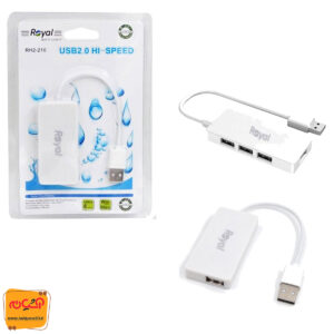 هاب USB چهارپورت ROYAL R2-210