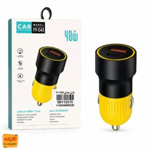 شارژر فندکی 48W PD مدل YY-C43