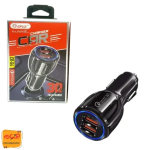 شارژر فندکی 2 پورت GFUZ CR-64