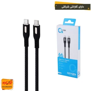 کابل 2 سر تایپ سی OXYGEN  LX-27